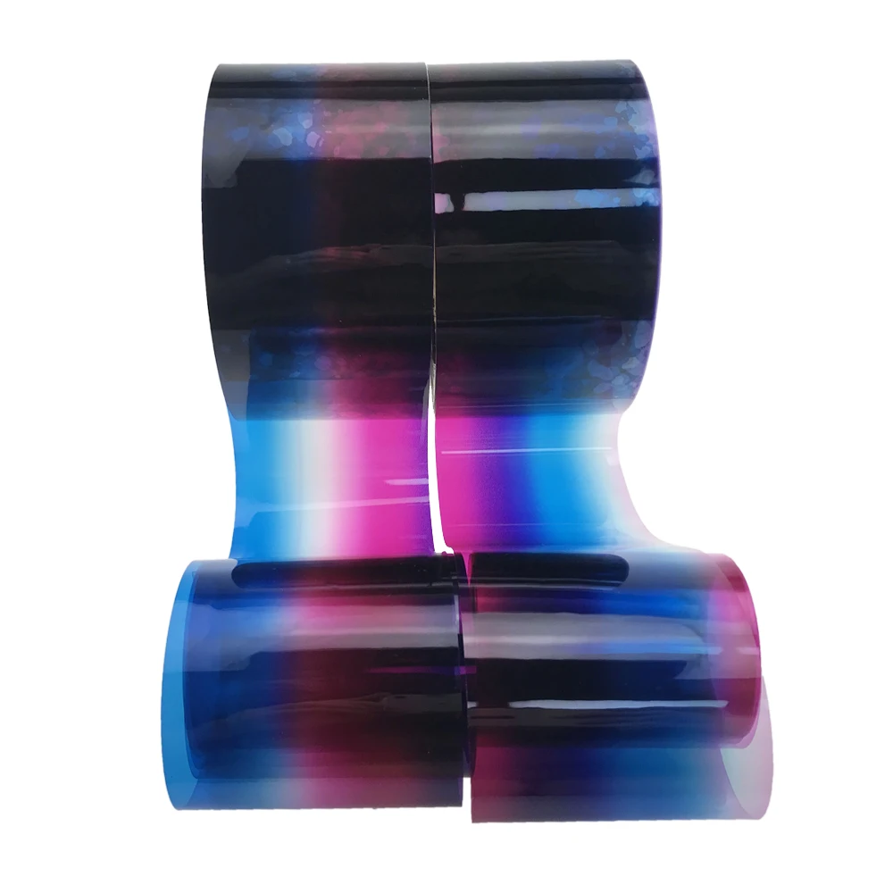 3 Inch 75mm High Quality Jelly PVC Colorful Ribbon For HairBows For Home Decorative DIY Handmade HairBow Bag Crafts Material