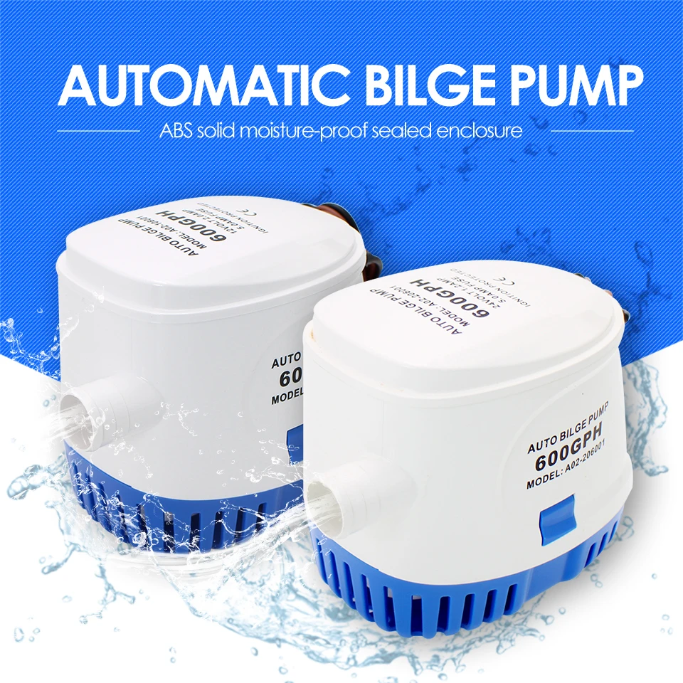 Водяной насос MKBP1-G600-06 600GPH 12v автоматические Трюмные насосы, Автоматический водяной насос