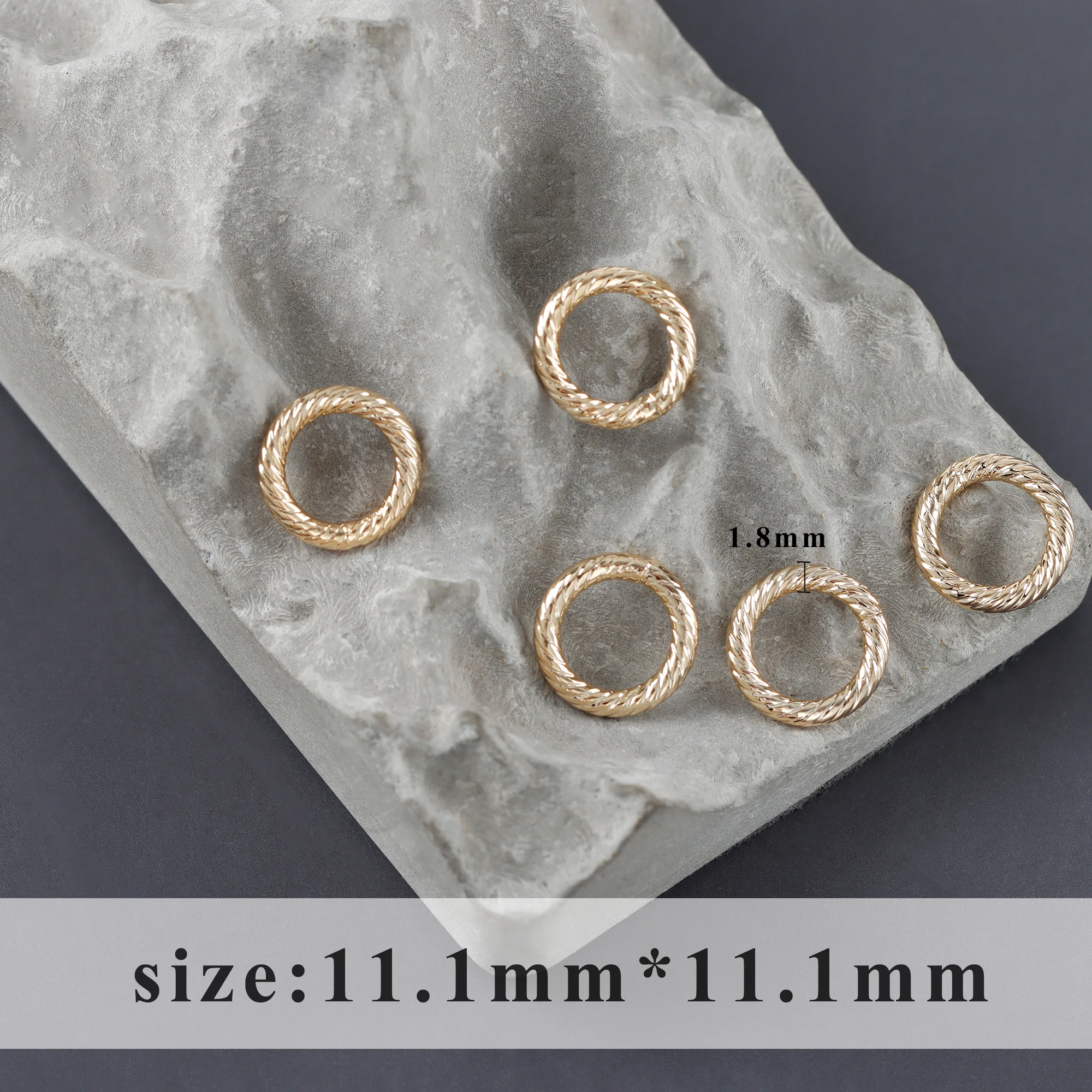 Набор аксессуаров для изготовления ювелирных изделий GUFEATHER из 18-каратного золота