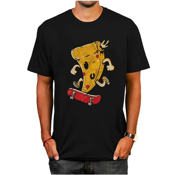 

pizzaboarding New Funny T-Shirt Casual Cotton Tops Tees