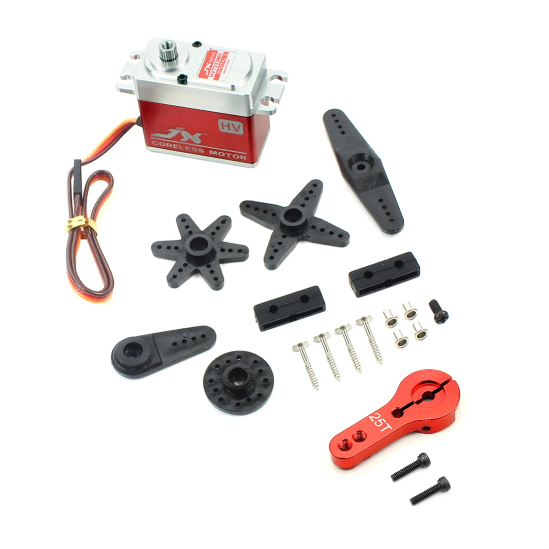 JX Servo PDI HV7232MG 32 кг большой крутящий момент 180 градусов Высокое напряжение Цифровой