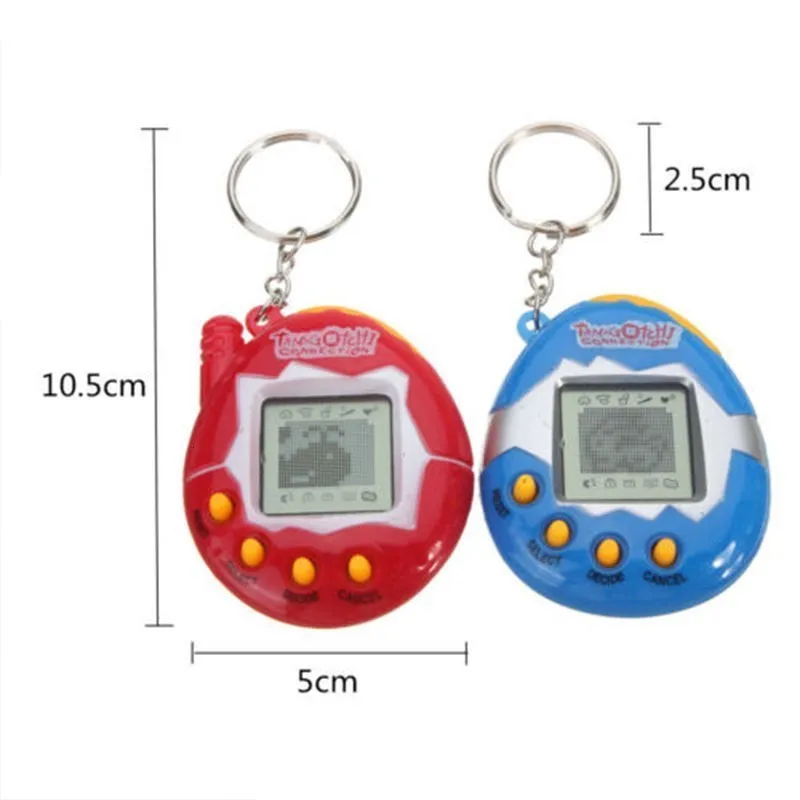 Tamagotchi электронные питомцы игрушки высокое качество 90S Ностальгический 49 брелок с