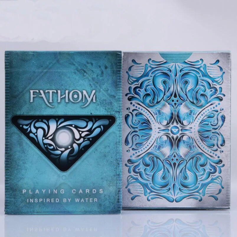 Fathom Премиум Ellusionist колода игральные карты Волшебные трюки новая USPCC Волшебная