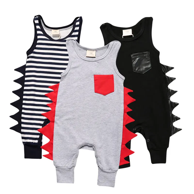

Cartoon Newborn Baby Rompers Cotton Sleeveless Toddler Baby Clothes Summer Newborn Boy Rompers 3-24 Months Infant Clothes