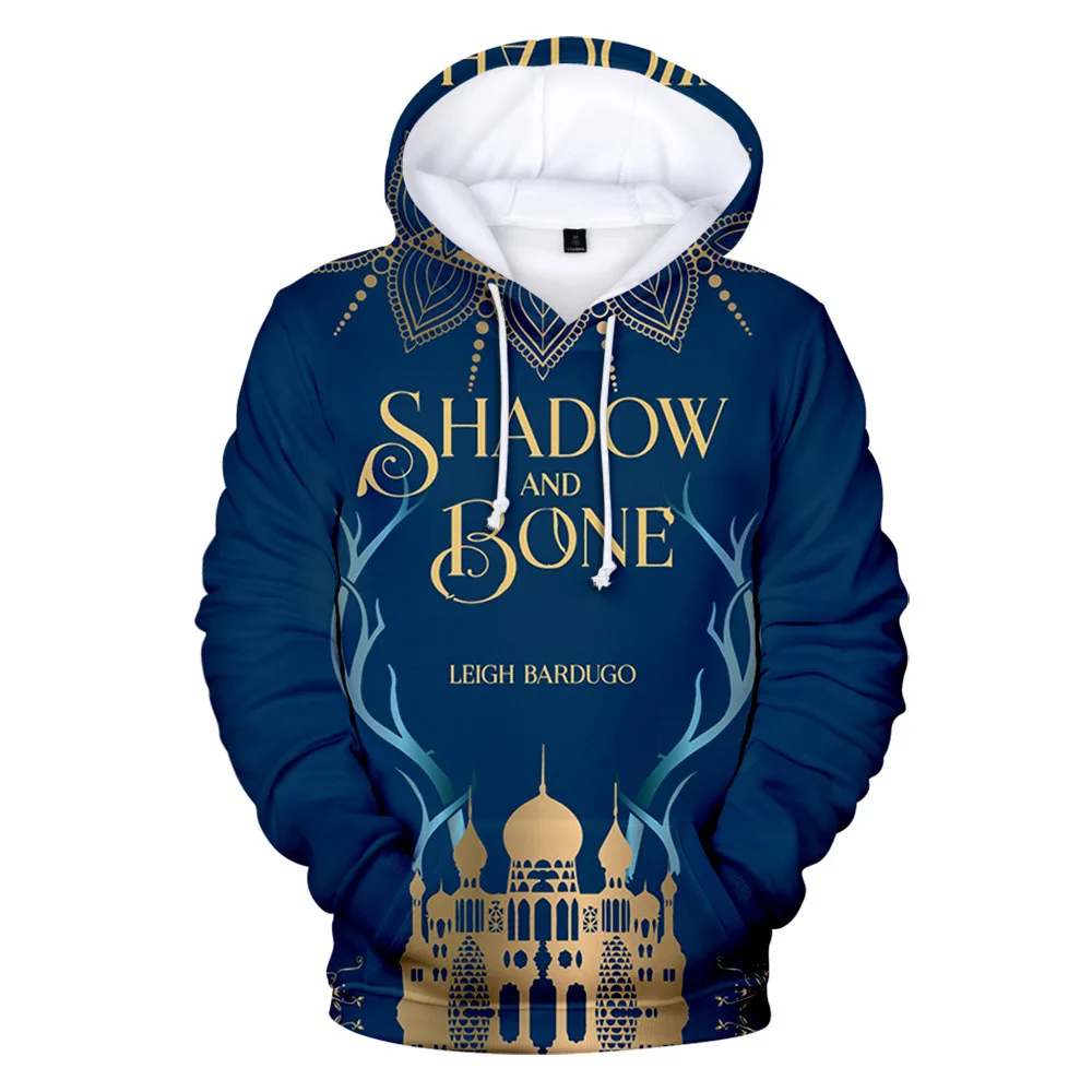 

Новинка 2021, толстовка с капюшоном и принтом 3D shadow and bone, мужская и женская Свободная уличная одежда для весны и осени
