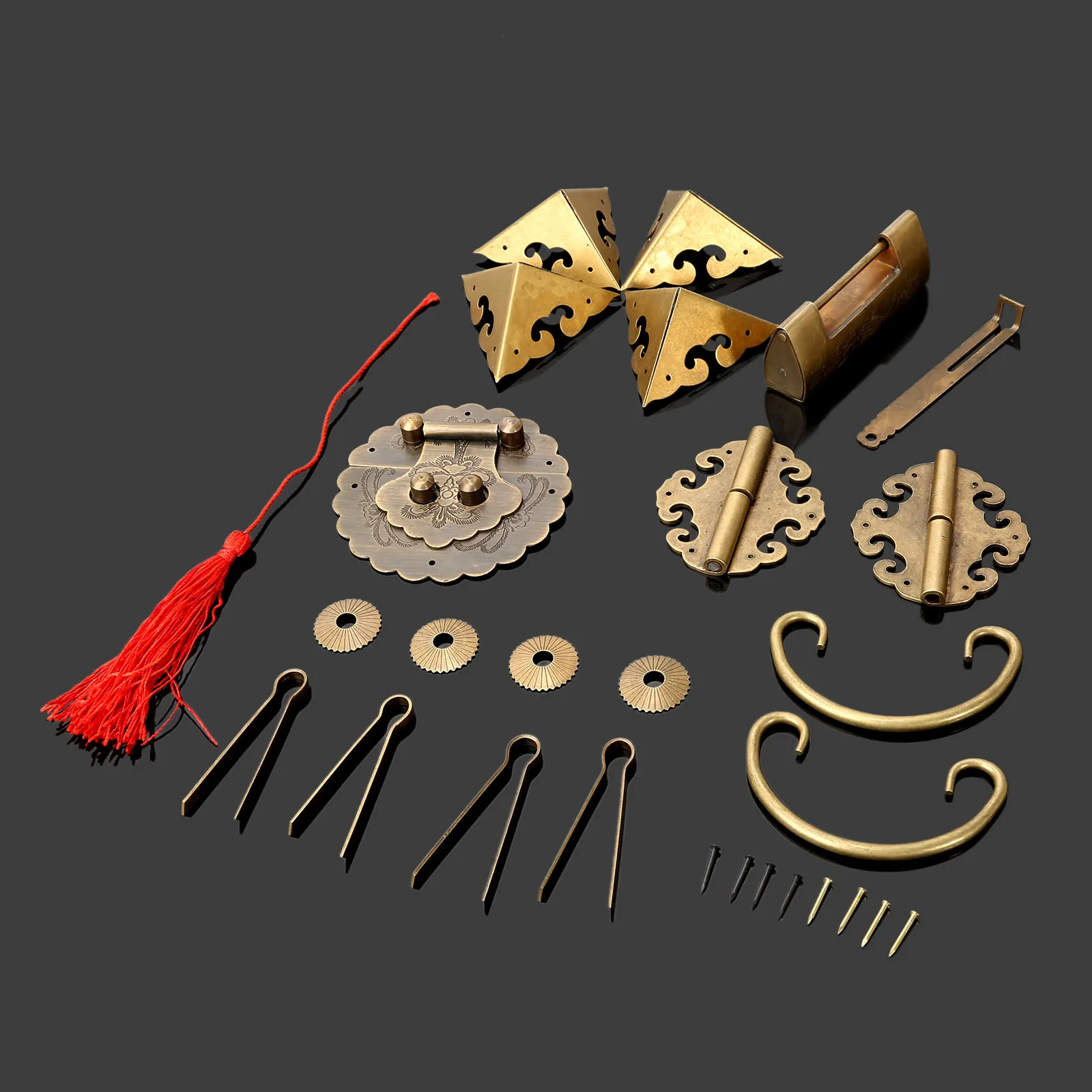 Китайский латунный мебельная фурнитура грудь петли багажного отделения защелка