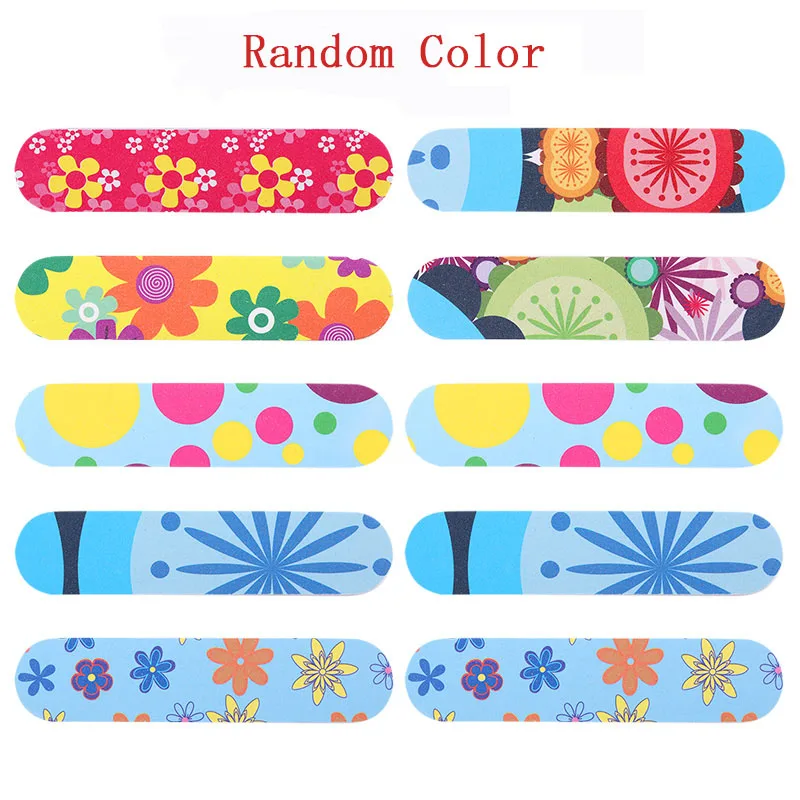 Лак цветной пилочка для ногтей профессиональный узор буферные цветы пилка