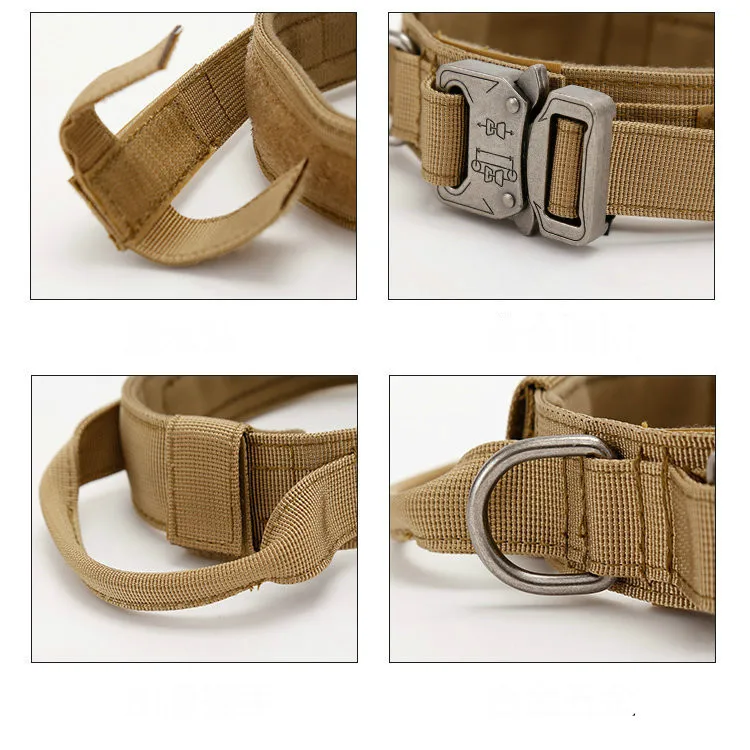 

1.5 inch dog collar medium and large dog training dog collar pet collar tactical military dog collar
