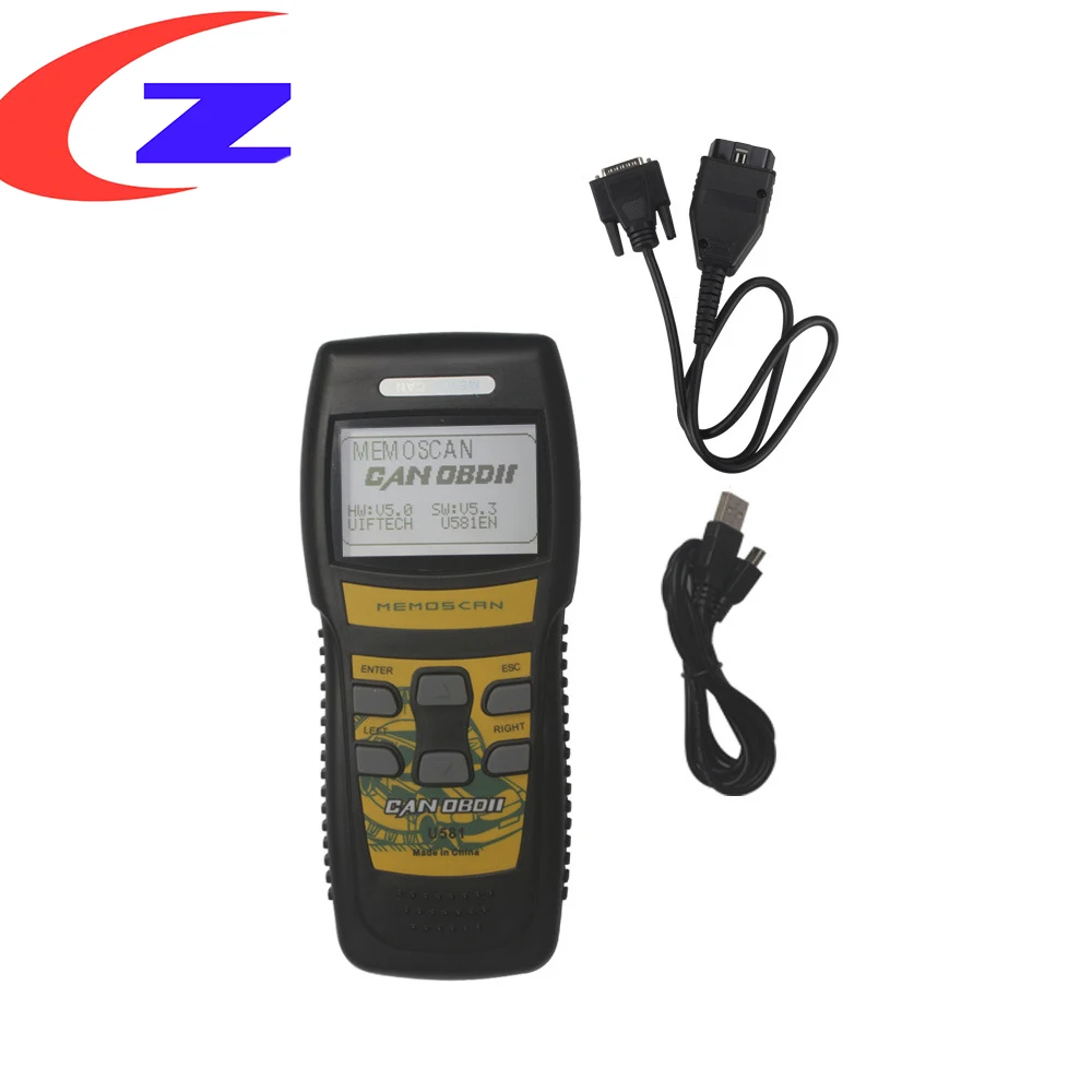 

Memoscan U581 CAN BUS OBD2 Memo Scanner Live Data U581 Code Reader OBD2 OBD Car Diagnostic Scan Tool OBDII Memo scan Diagnostic