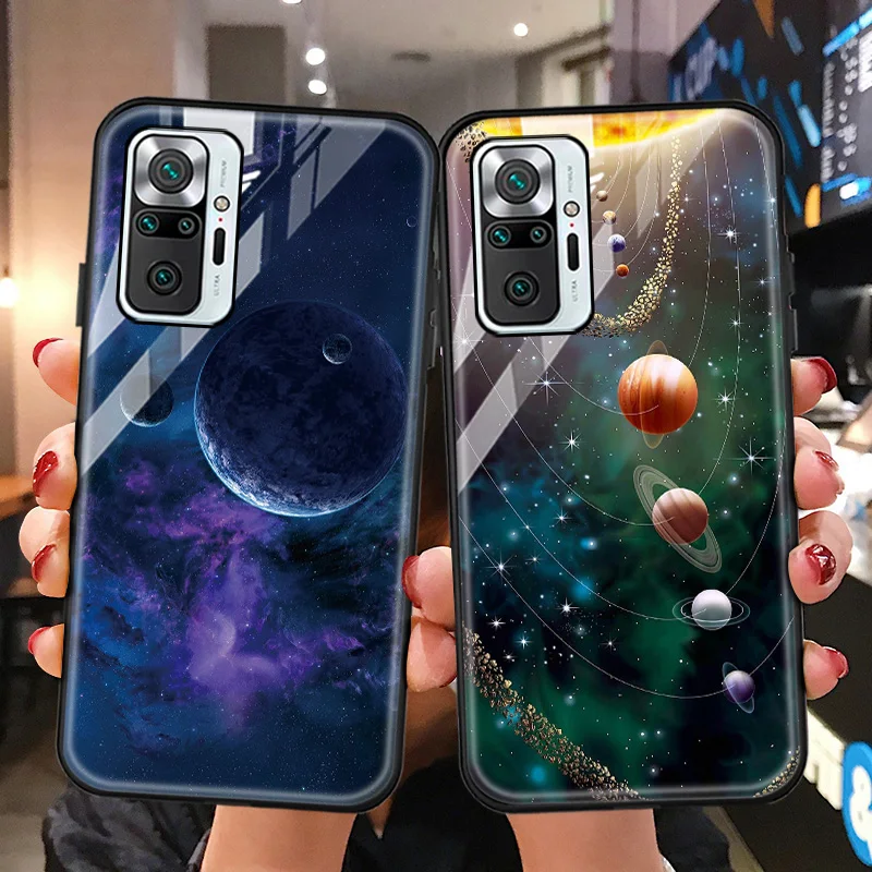 

Tempered Glass Case For Xiaomi Redmi Note 10 Pro Case Funda For Mi 11 Lite 11T Pro Redmi Note 11 9 Pro 11S Poco X3 NFC M3 M4 Pro