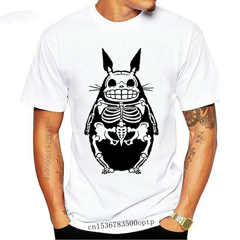 Новые забавные дизайнерские футболки с черепом для мужчин рисунком скелета