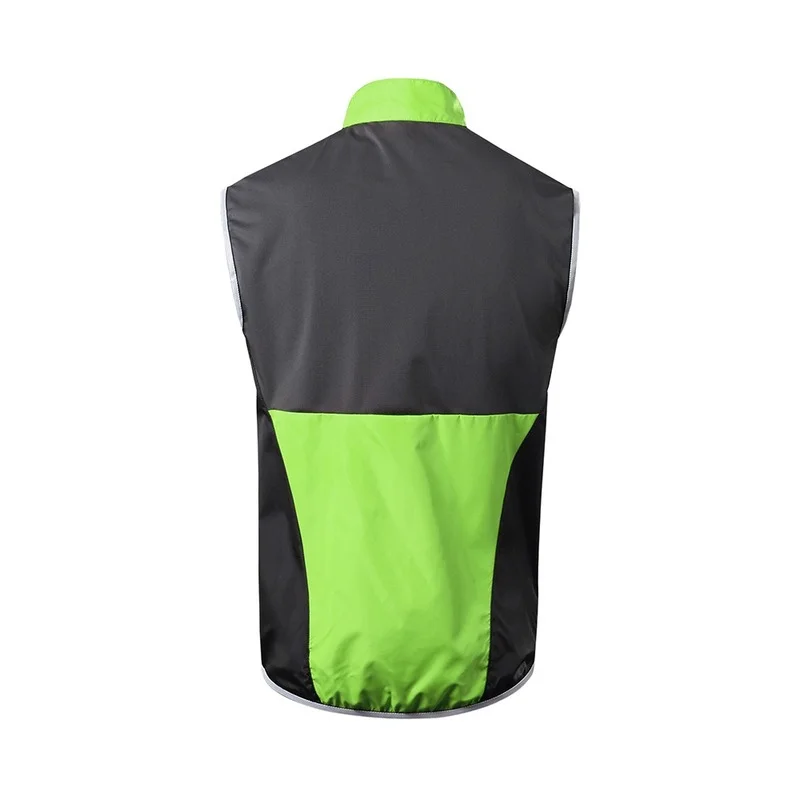 Жилет велосипедный светоотражающий Мужская ветровка без рукавов для горных