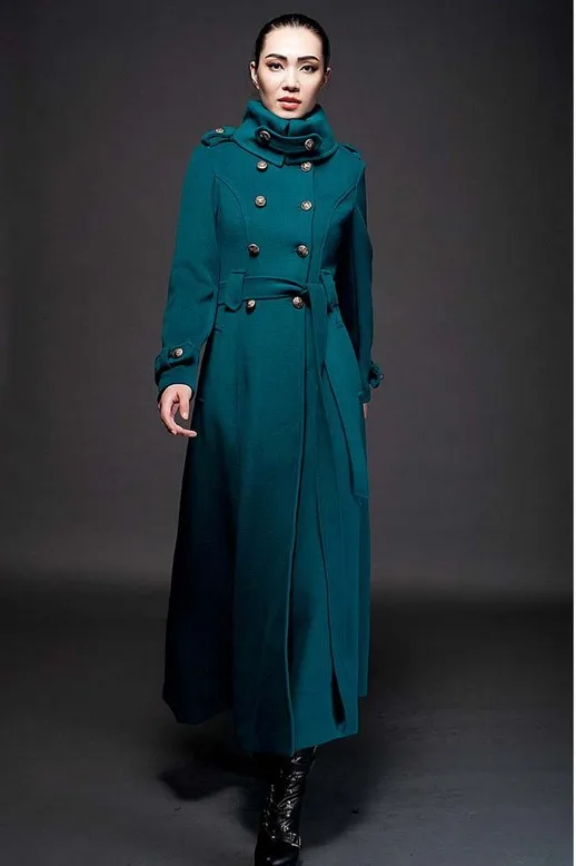 Распродажа! Женская осенне зимняя шерстяная куртка женское двубортное шерстяное