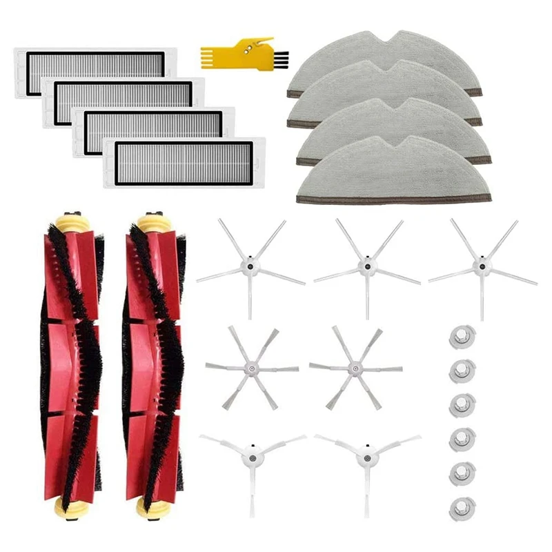 

Швабра с фильтром основной боковой щетки для Roborock E4 S6 S5 S4 E25 E20 E35 C10 S50 S51 аксессуары для робота-пылесоса Kit
