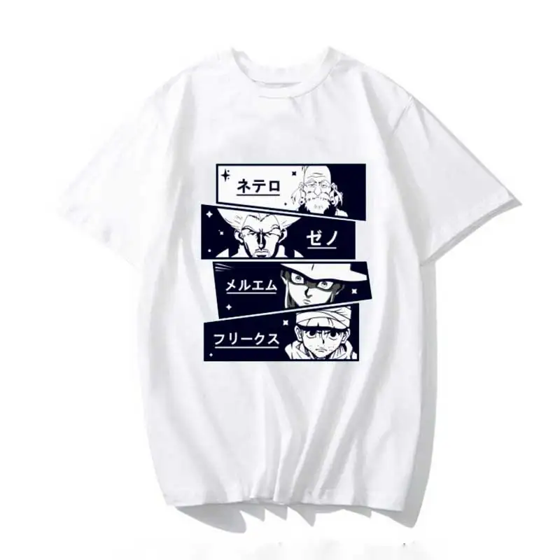 

Hunter X Hunter Legends Zeno Zoldyck Isaac Netero Ging Freecss Gon Father- Manga Lovers T Shirt Men Kawaii Tops Cartoon Karate