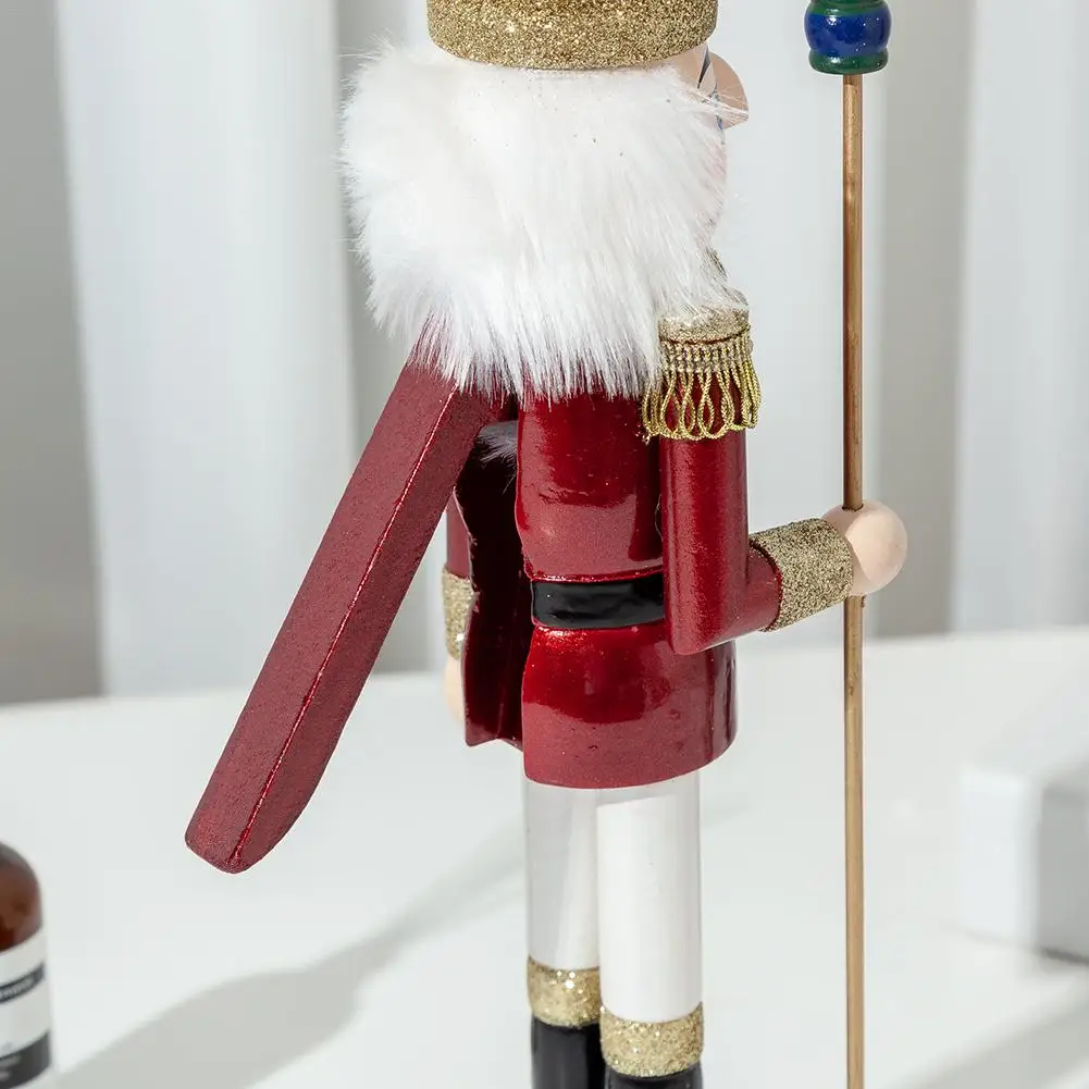 Рождественские украшения для дома 38 см/50 см из цельного дерева солдатики