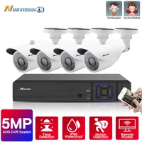 home camera cctv system 4ch 6 in 1 ahd tvi cvi cctv kit 5 0mp indoor outdoor weatherproof surveillance security camera system