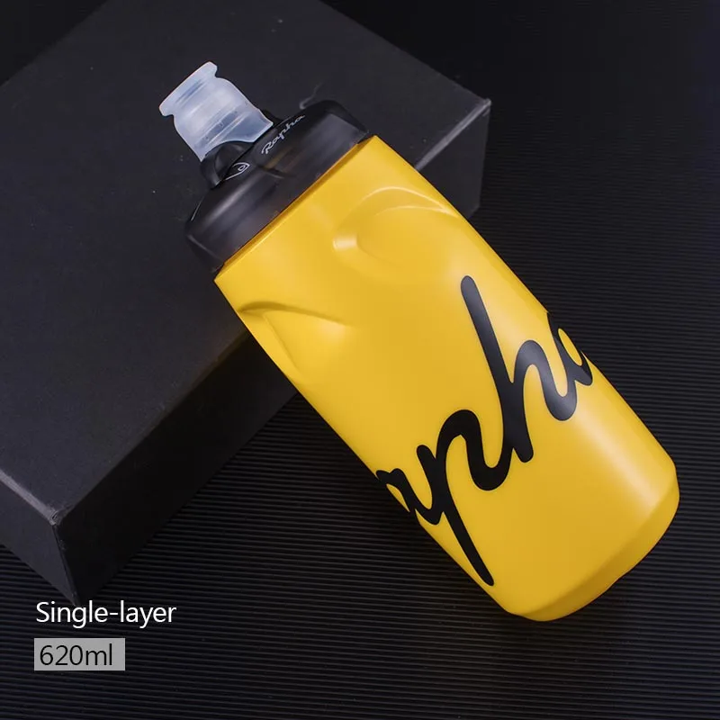 620ml Rapha велосипедная бутылка для воды 750 мл герметичная сжимаемая бутылка без вкуса BPA-free пластиковая бутылка для воды для кемпинга, туризма, спорта - Цвет: 620ml