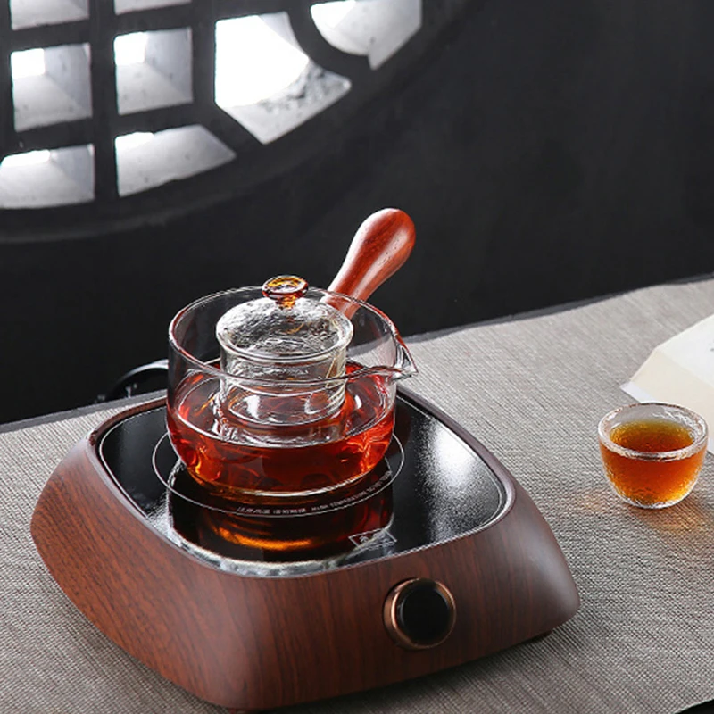 

JIEWU Japanese Style High Temperature Resistant Glass Kettle, New Filter Type Electric Ceramic Stove, Kitchen Tea Set Accessorie