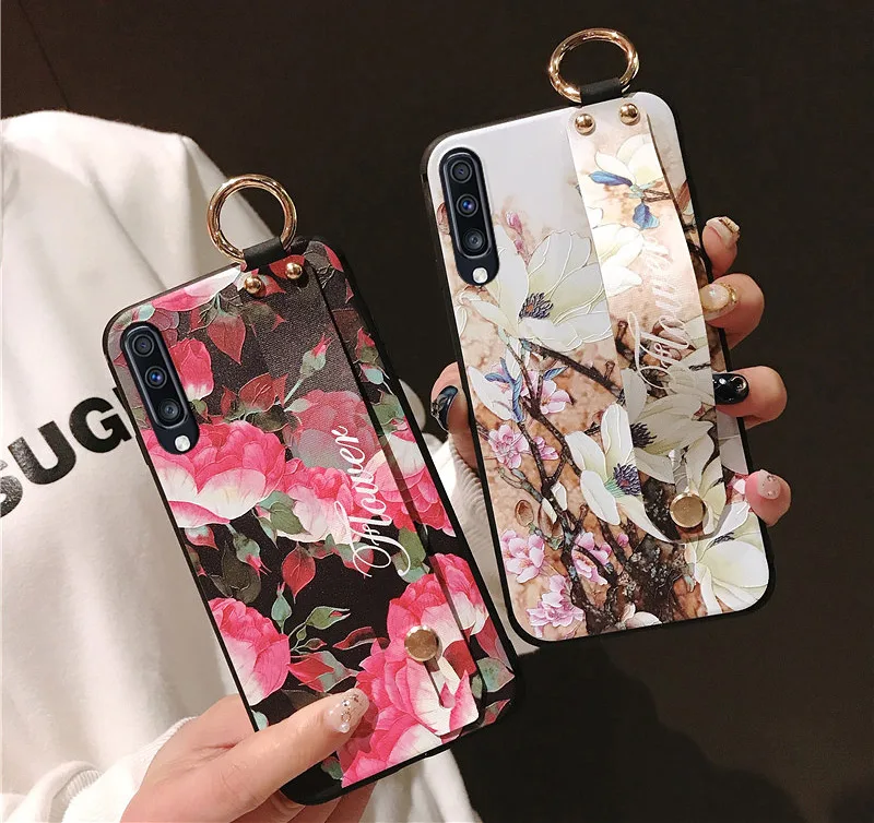 SoCouple чехол для samsung Galaxy A50 A70 A30 A20 A10 S8 S9 S10 Plus, Note 8, 9, 10, плюс A40 A60 S10e ремешок держатель телефона чехол