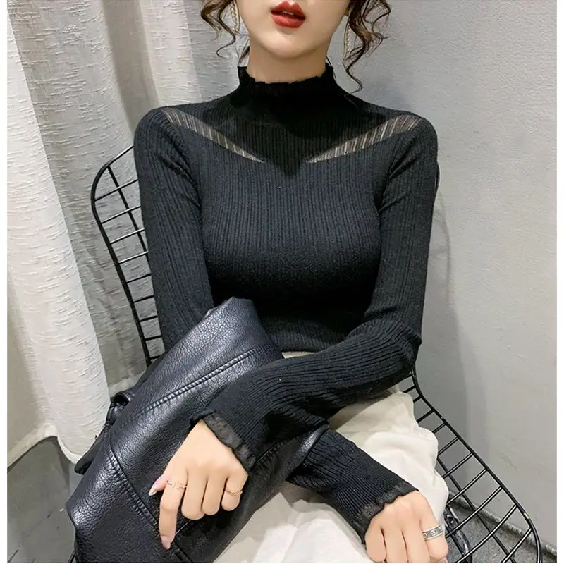 

】 Будет растягиваться шелком в зале 3, занимает первое место № 1 в, вязаная водолазка с полурукавом до 34