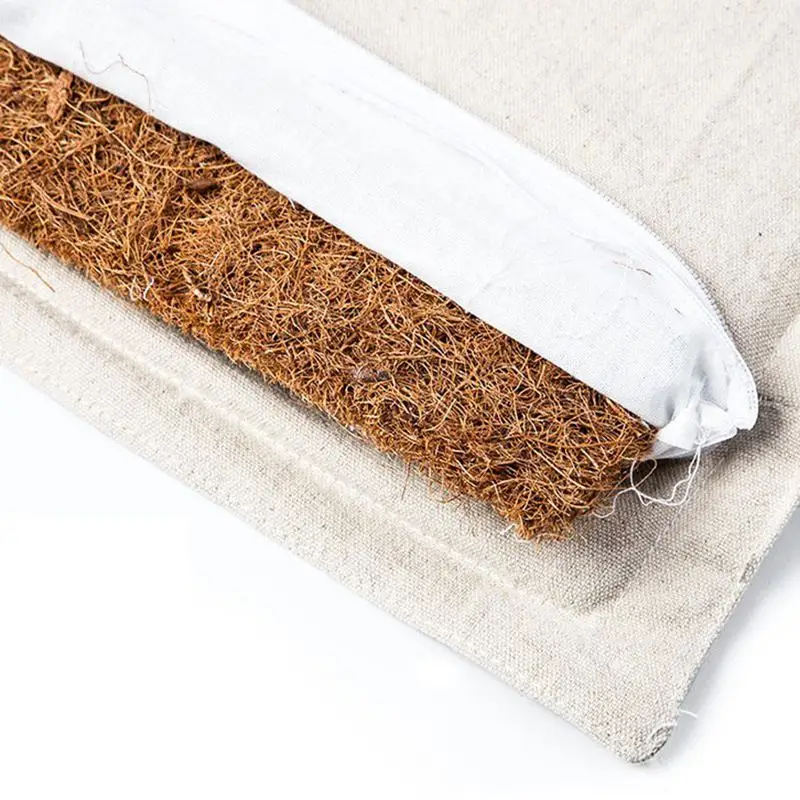 

Yoga Acupressure Mat Pillow Set for Massage Linen Cotton Acupuncture Mat Cushion Back Neck Pain Relief Pad