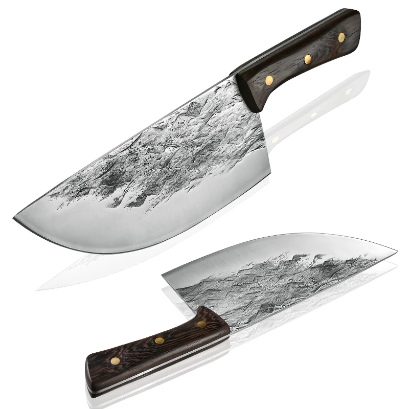 Кованый нож шеф-повара Grandsharp 8 3 дюйма мясника ножи из высокоуглеродистой стали