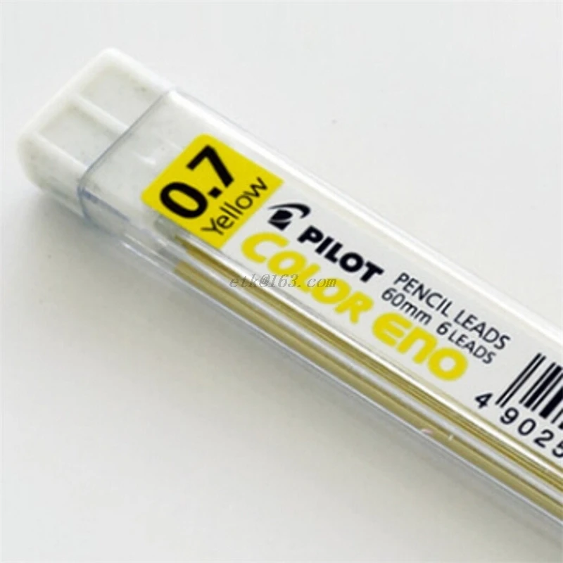 6 шт./трубка 0 7 мм Цветные свинцовые стержни механический/чертежный карандаш