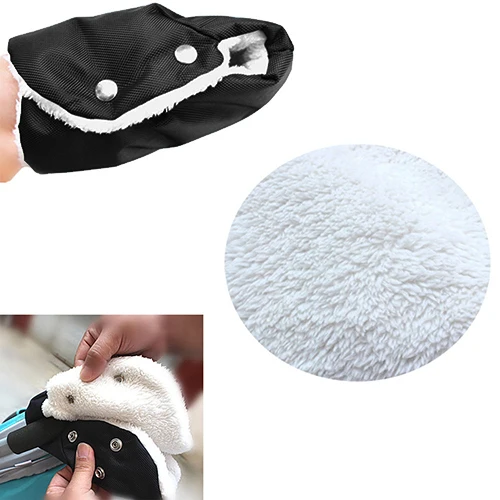 Детские зимние теплые варежки на коляску коляска муфта для рук