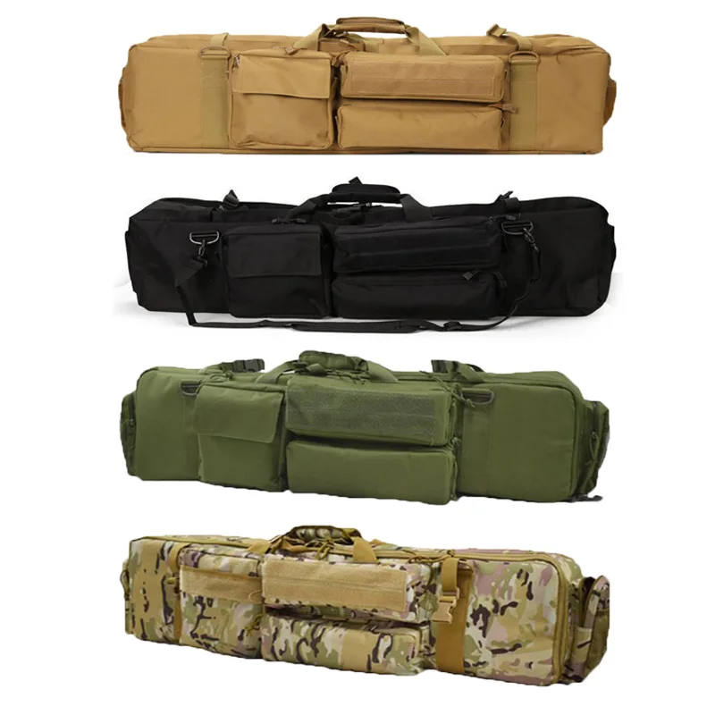 

100cm CP Military Gun Bag Backpack Double Rifle Bag Case For SAW M249 M4A1 M16 AR15 Airsoft Carbine Carrying Bag Protection Case