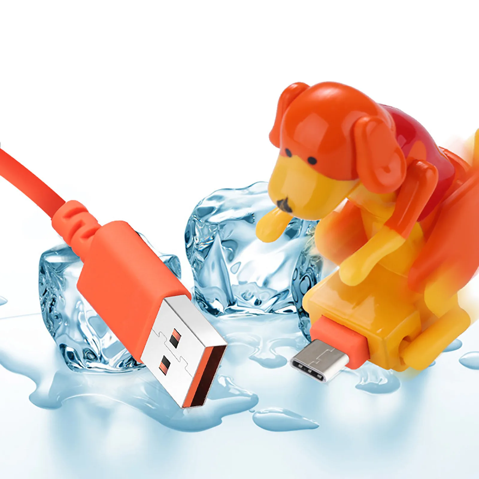 

Funny Humping Dog Fast Charger Cable Charging Line Cute Fast Charging Power Cable Dropshipping 1.2 M For Type C Android#g3