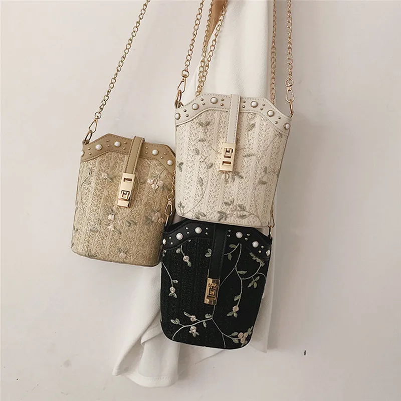 Женская сумка с кружевными цветами 2019 женская на плечо из искусственной кожи