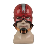 cosplay black widow red guardian mask superhero captain aleksey helmet latex maska halloween party prop