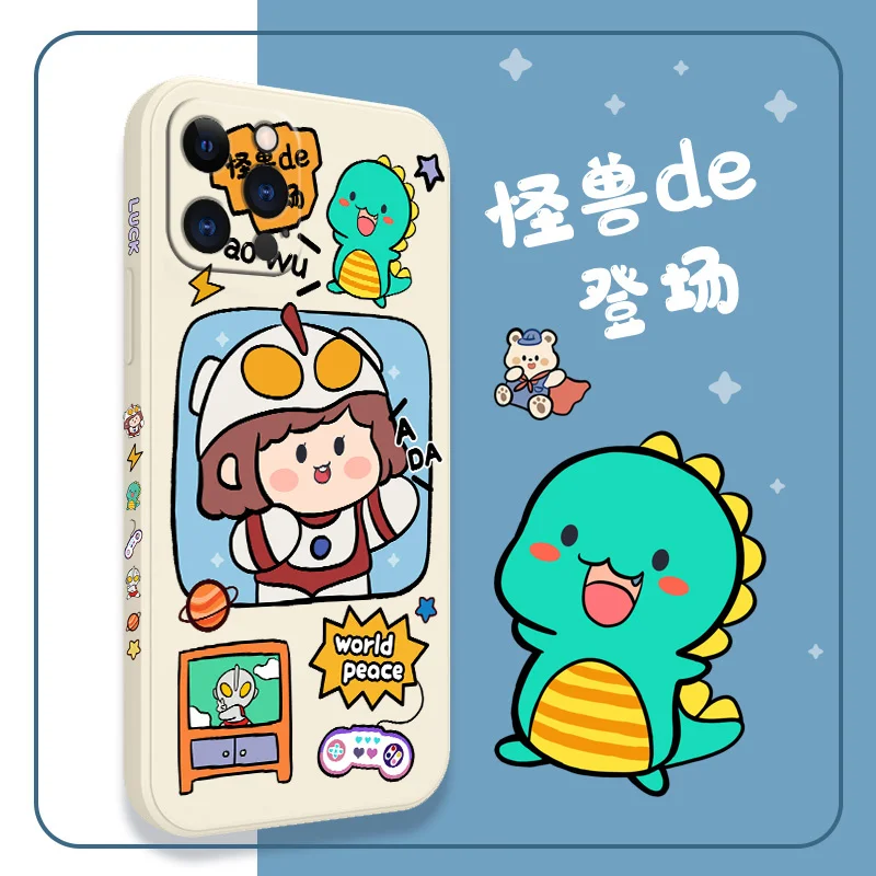 

Hight Quality Cute Pattern Phone Case For iPhone 13 12 Pro Max 11 X XS XR XSMAX SE2020 8 8Plus 7 7Plus 6 6S Plus Silicone Cover
