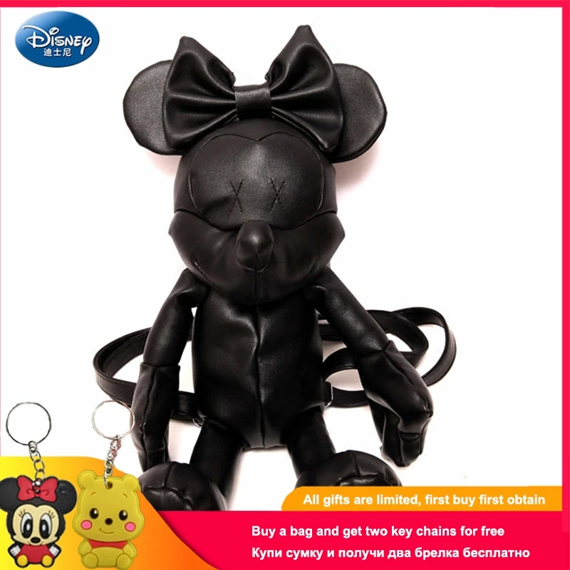 Disney мультфильм рюкзак модный милый Микки Минни студенческий школьная сумка на