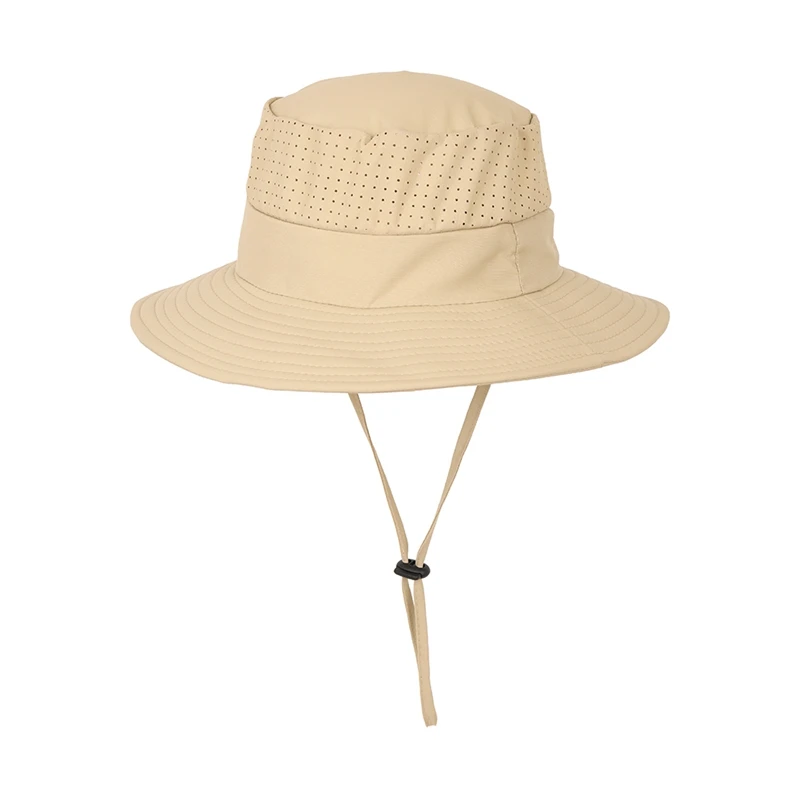 

Outdoor Sun Hat, Waterproof Fishing Hat Sun Protection Summer Boonie For Men And Women Foldable Bucket Hat For Hiking