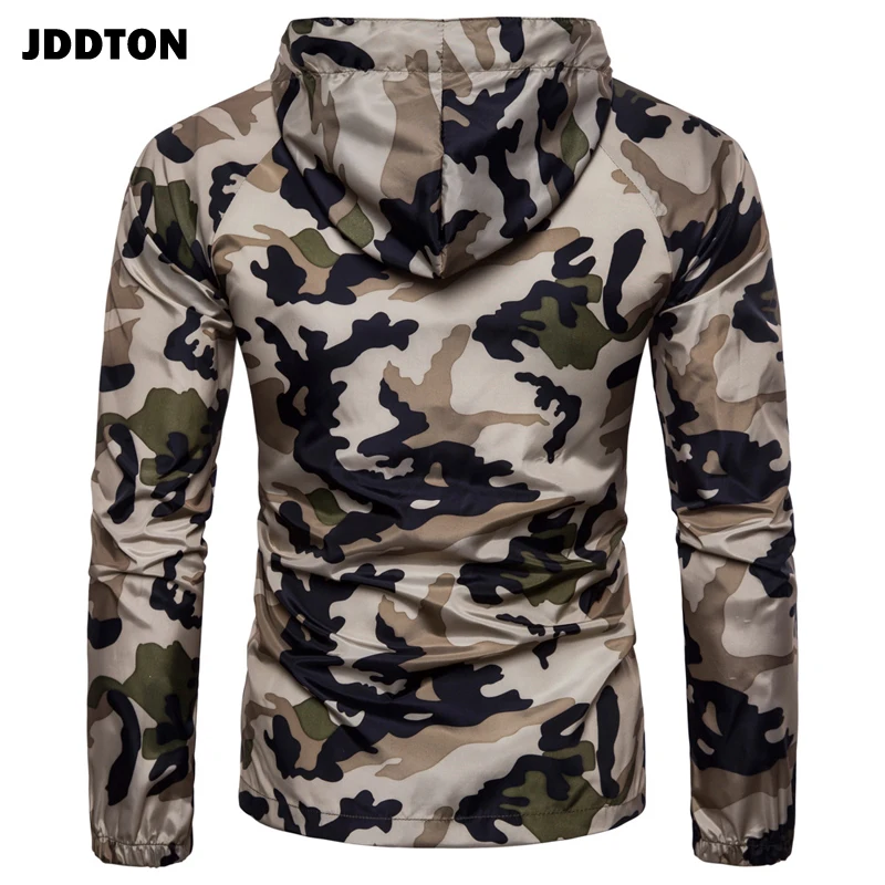 JDDTON Мужская армейская куртка с капюшоном светильник Кая Повседневная