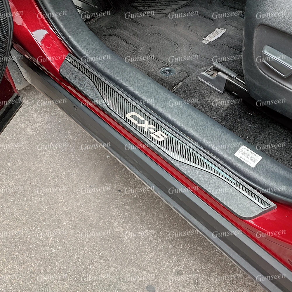 

Аксессуары для Mazda Cx5, защитные накладки на порог, накладка на порог педали, Стайлинг, автомобильная наклейка 2023 2024 2020 2019 2016 2015