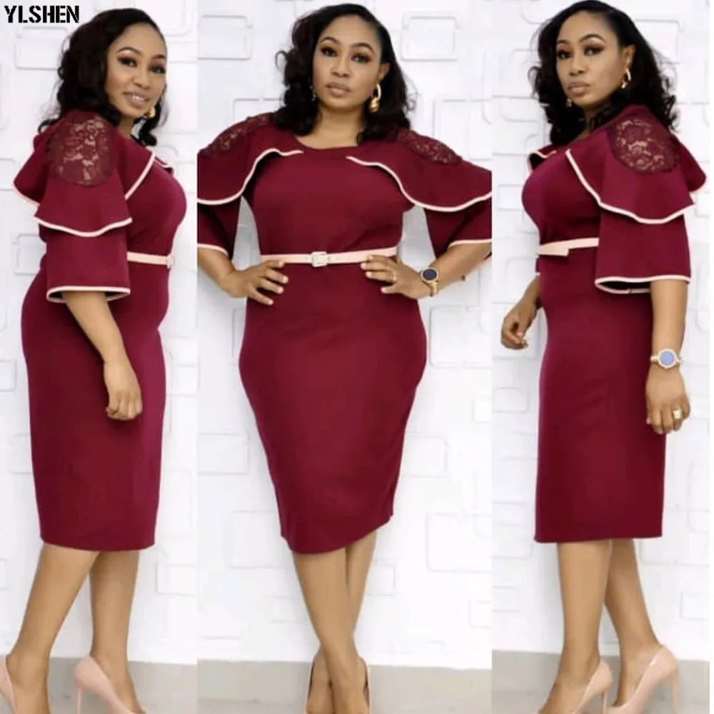 Платья в африканском стиле для женщин 2020 африканская одежда Летние Элегантные