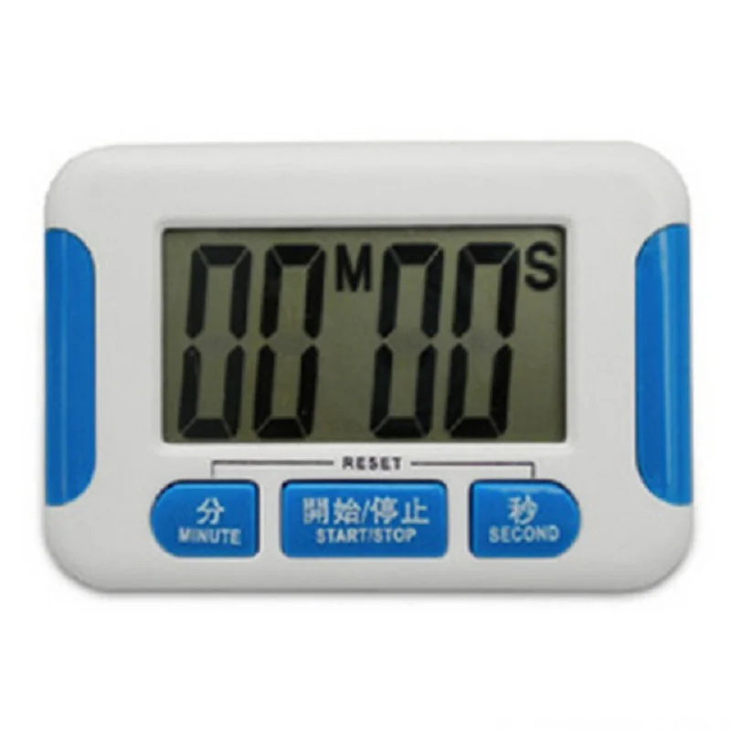 Цифровой кухонный таймер большой ЖК-дисплей с магнитной подложкой и функцией