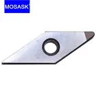 MOSASK 1 шт. VNMG 160402 04 08 PCD CBN карбидная Вольфрамовая резка для токарного станка с ЧПУ отделка обработка алмазные наконечники вставка