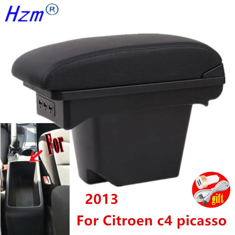 Подлокотник для Citroen c4 picasso 2013 дюйма аксессуары интерьера с USB | Автомобили и