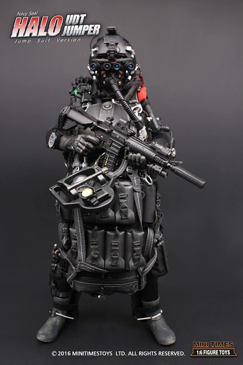 Мини-игрушки M0041/6 темно-синий США морской уплотнитель HALO UDT джемпер полный набор коллекционные игрушки подарок