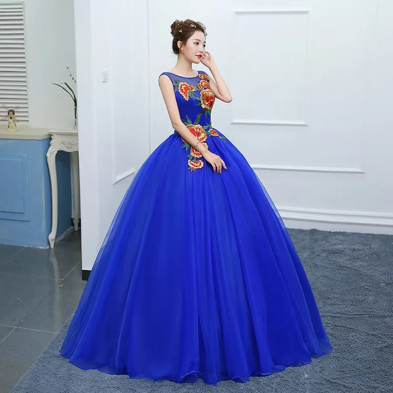 Quinceanera платья Элегантное платье для выпускного вечера роскошное бальное с