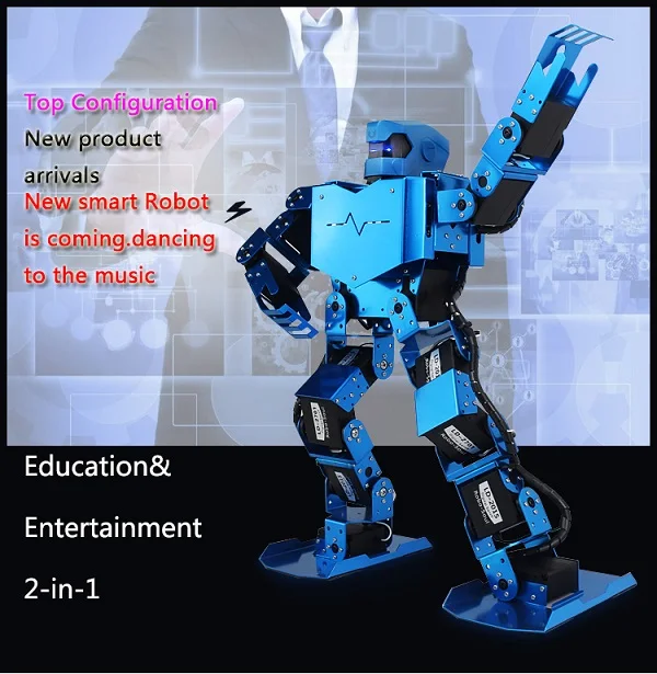 16DOF Robo-Soul H3s Biped Robtic двуногий человеческий робот комплект в алюминиевой раме с капюшоном на шлем