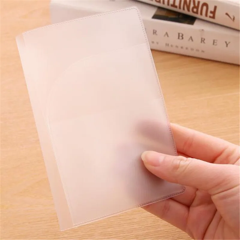 Дорожный водонепроницаемый чехол для паспорта прозрачный ПВХ ID держатель карт s