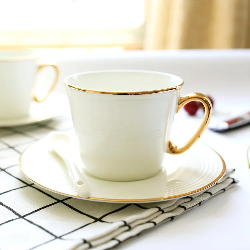 Фарфоровая Роскошная кофейная чашка Набор чашек для чая из китайского фарфора с