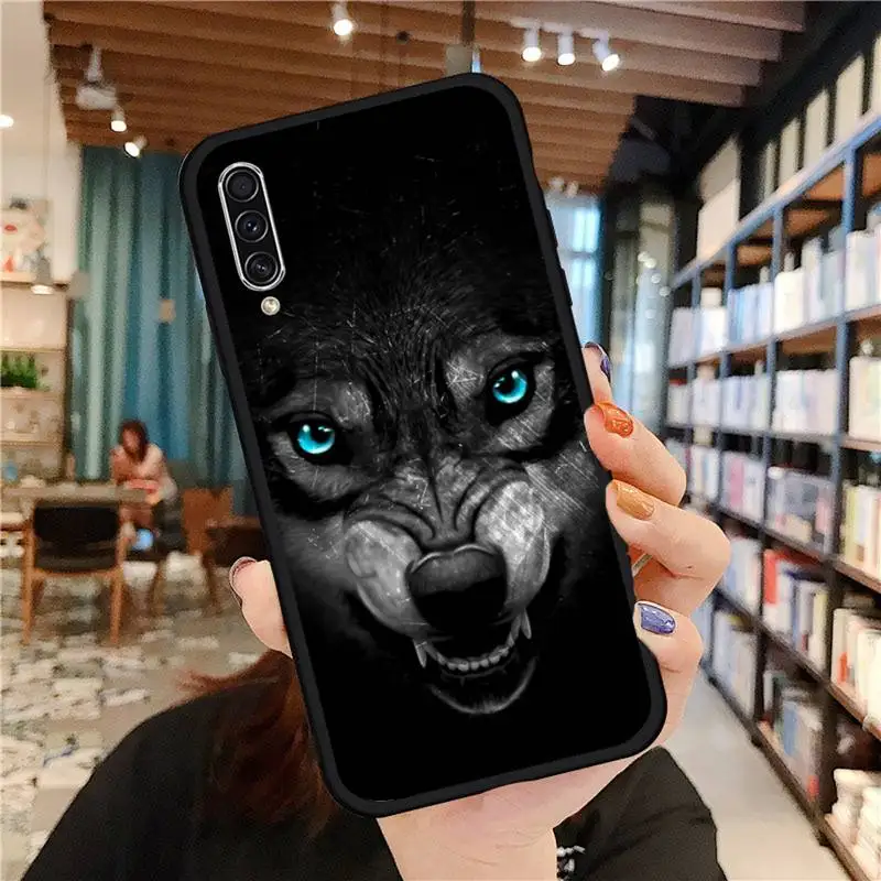 

Wolf Anima Bling horror Phone Case For Samsung A20 A30 30s A40 A7 2018 J2 J7 prime J4 Plus S5 Note 9 10 Plus