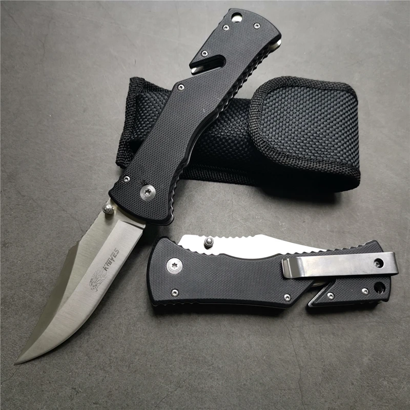 12 шт./лот 9 &quotножи 55 56HRC Складной нож Тактический походный карманный для выживания