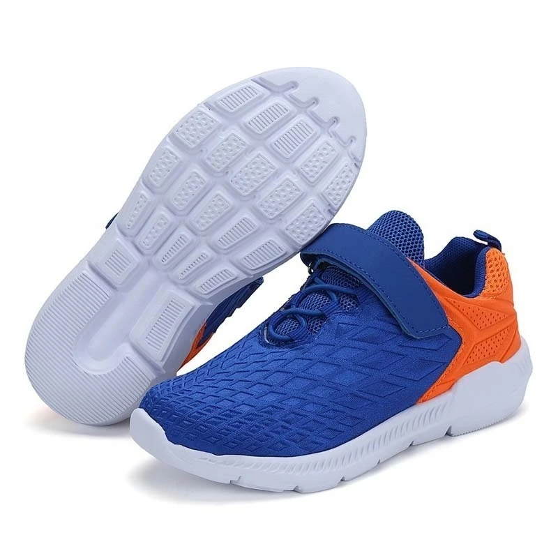 Брендовая детская обувь для бега легкие кроссовки мальчиков и девочек черная